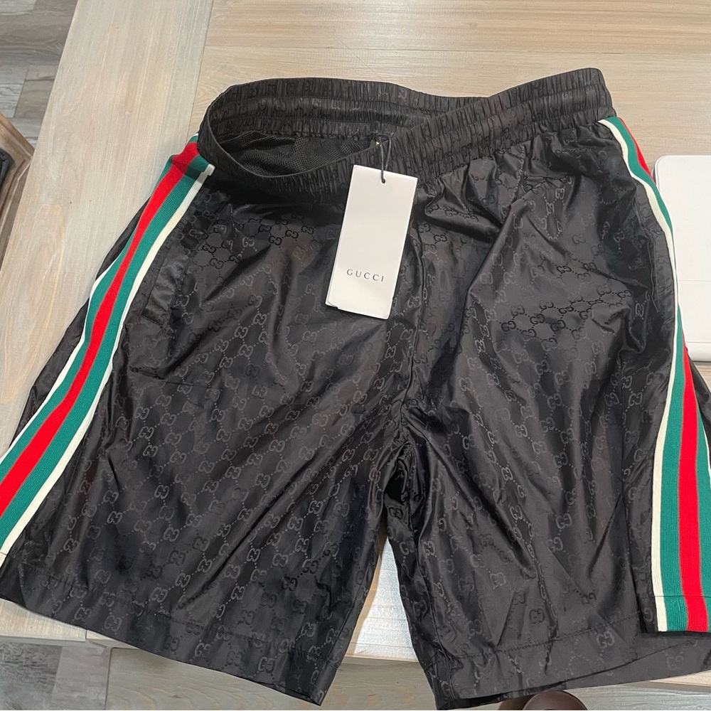Brand new Gucci swim trunks